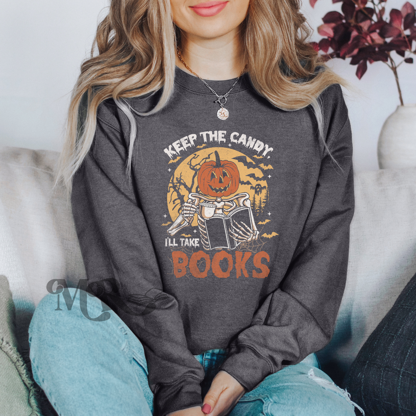 Keep The Candy, I'll Take Books Sweatshirt