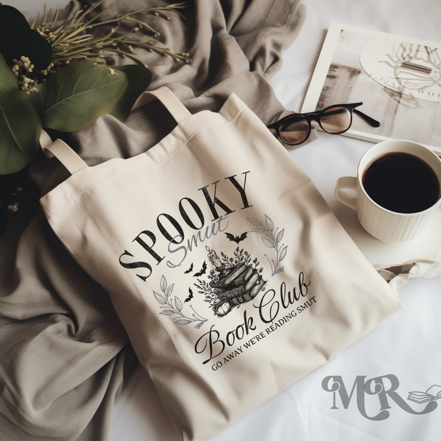Spooky Smut Book Club Canvas Tote