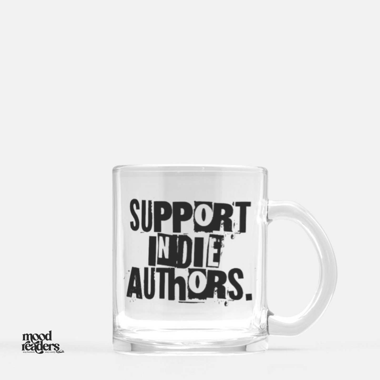 Ransom Style - Support Indie Authors - Clear Mug 10oz