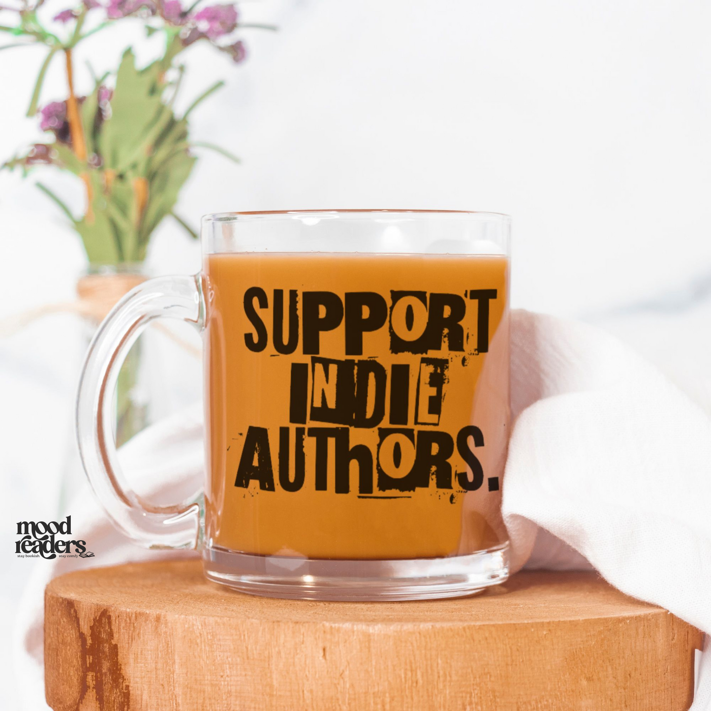 Ransom Style - Support Indie Authors - Clear Mug 10oz