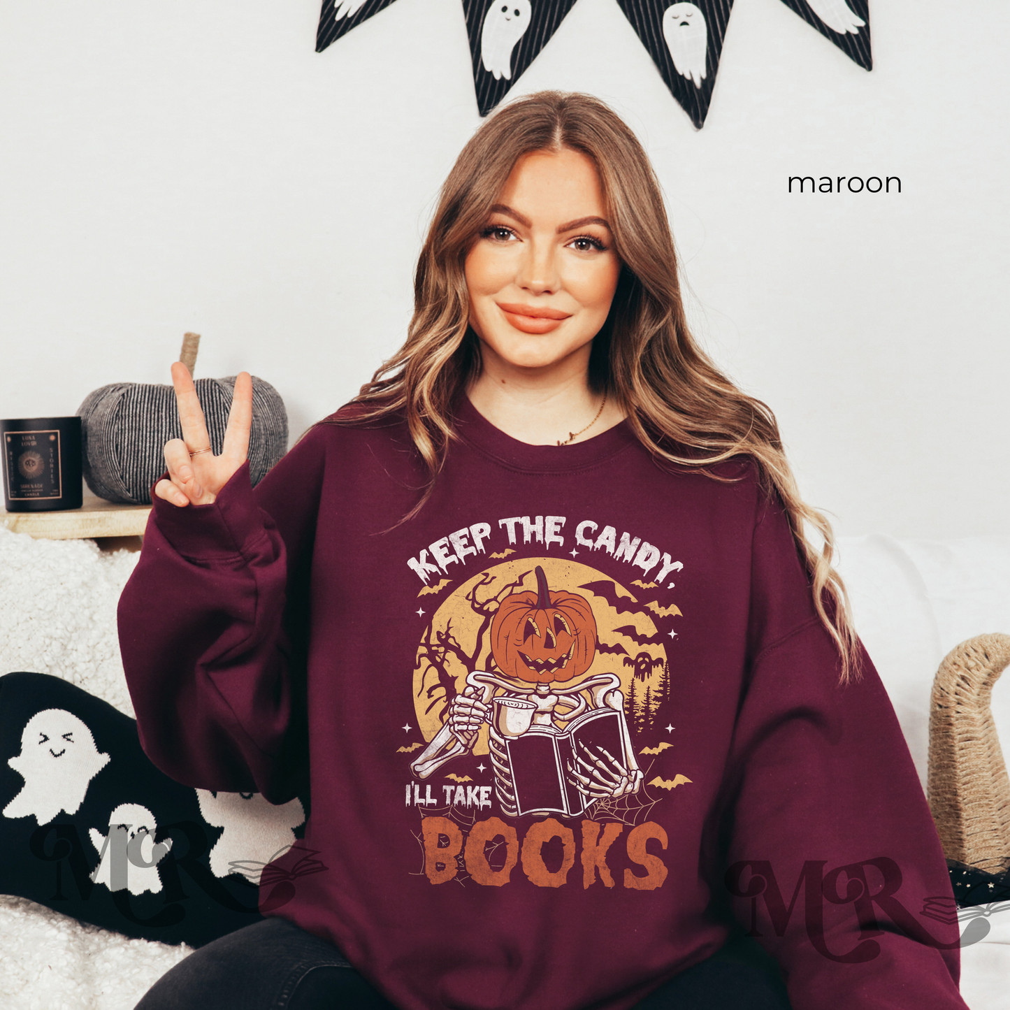 Keep The Candy, I'll Take Books Sweatshirt