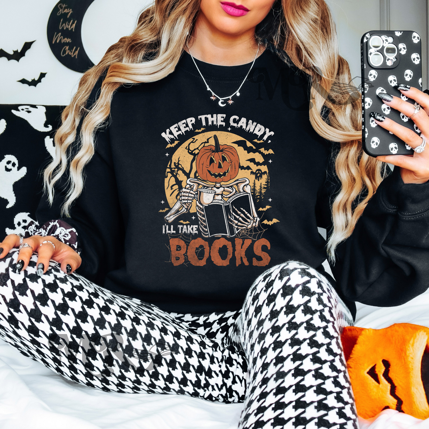 Keep The Candy, I'll Take Books Sweatshirt