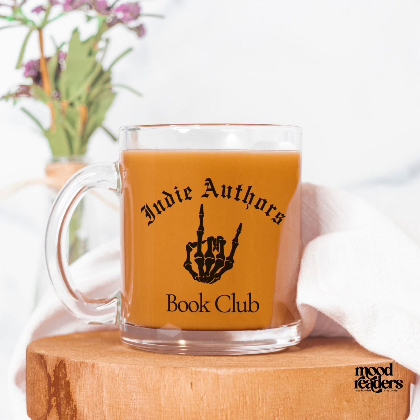 Indie Authors Book Club - Clear Mug 10oz