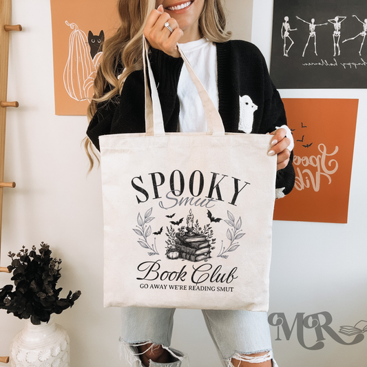 Spooky Smut Book Club Canvas Tote