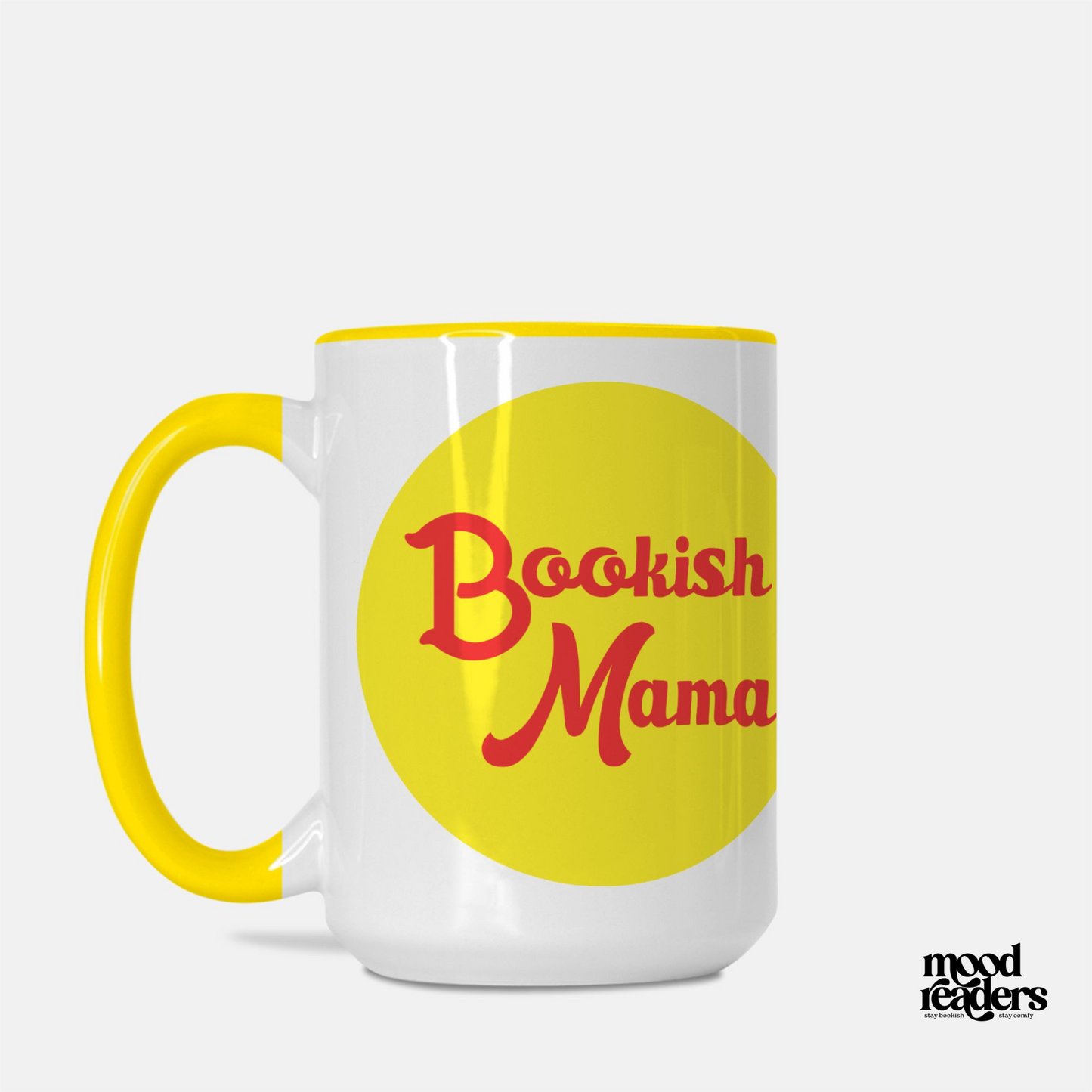 Bookish Mama - Deluxe Yellow Mug 15oz