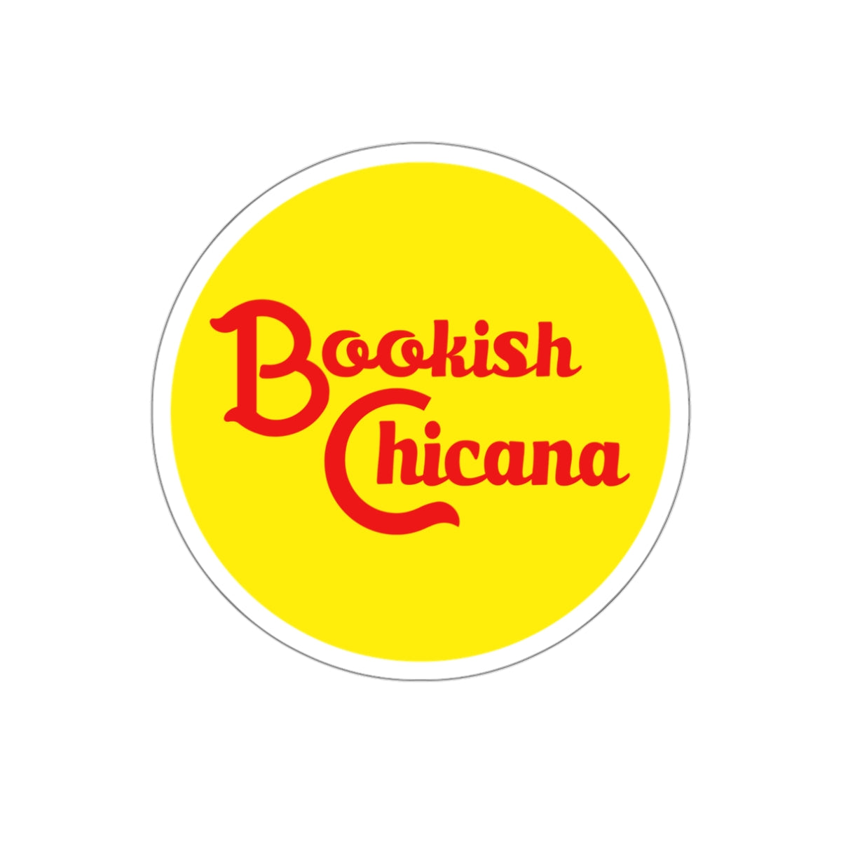 Bookish Chicana Sticker - 3x3