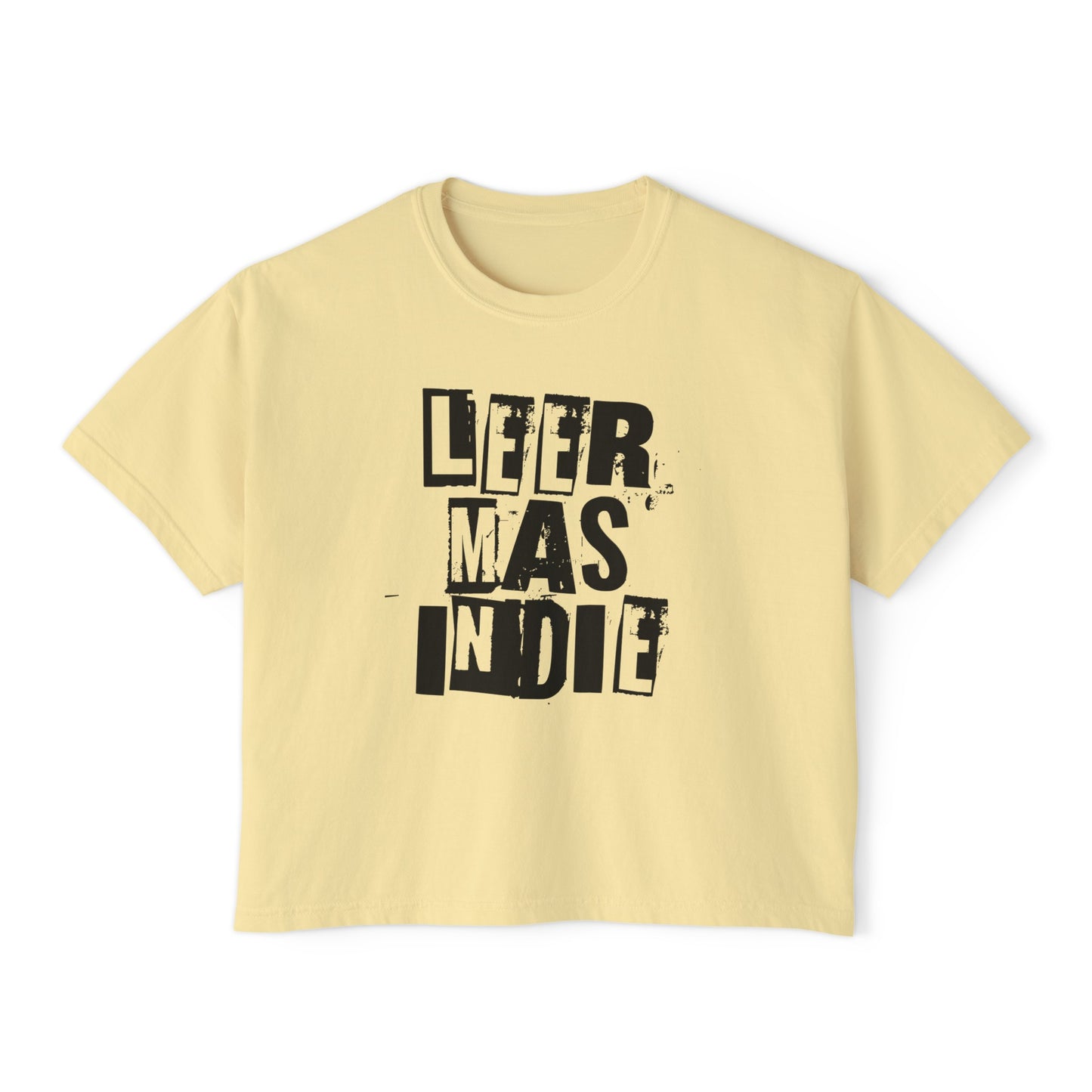 Ransom Style - Leer Mas Indie - Oversized Boxy Tee