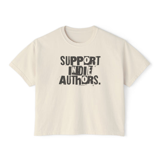 Ransom Style - Support Indie Authors - Oversized Boxy Tee