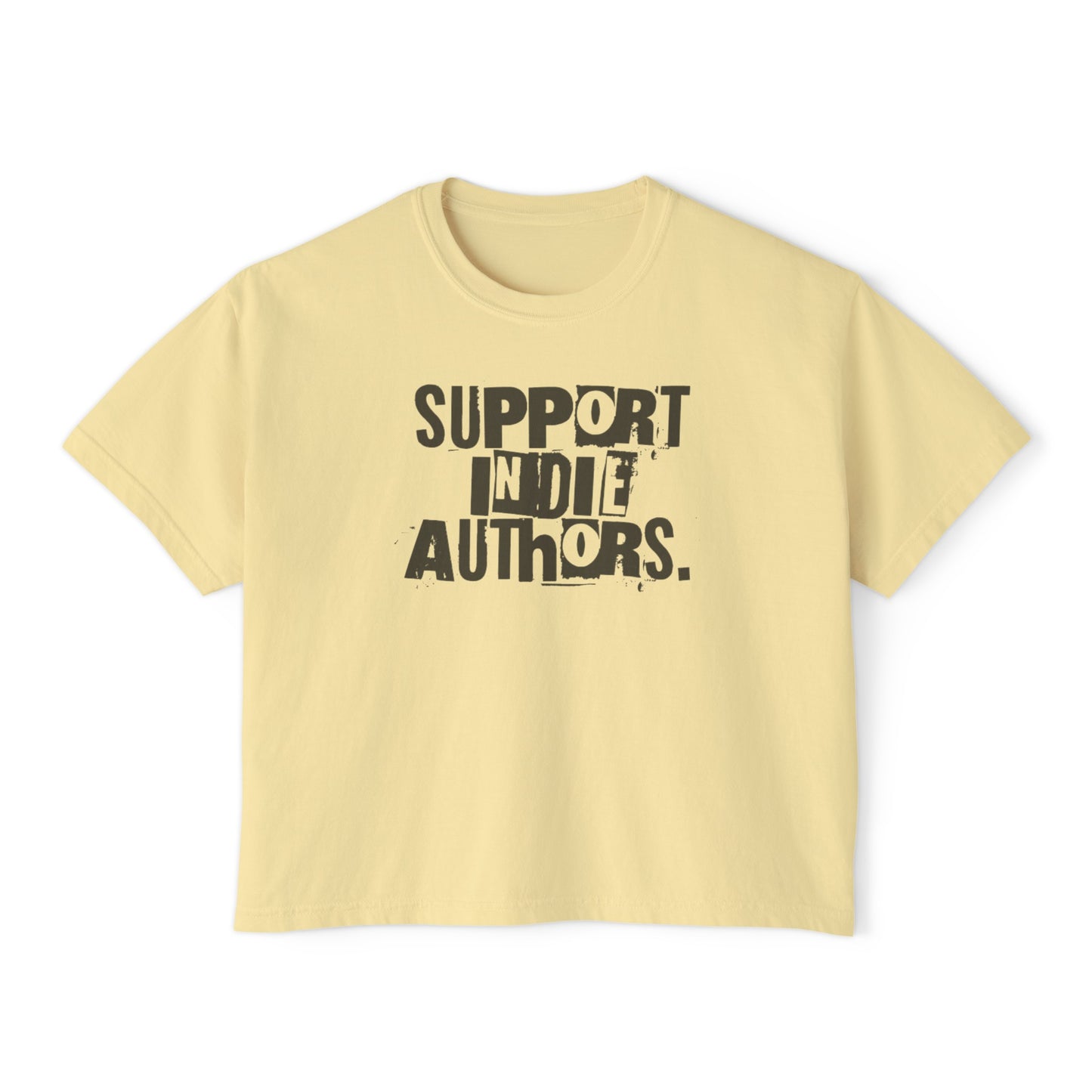 Ransom Style - Support Indie Authors - Oversized Boxy Tee