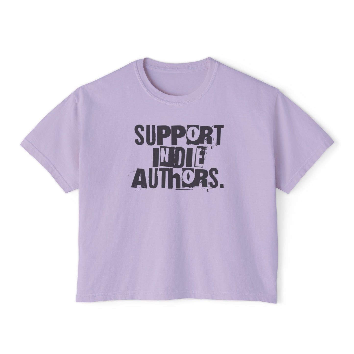 Ransom Style - Support Indie Authors - Oversized Boxy Tee