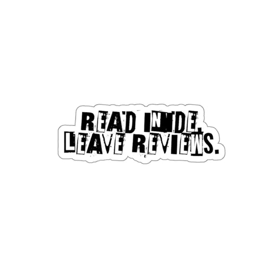 Ransom Style - Read Indie, Post Reviews Sticker - 3x3