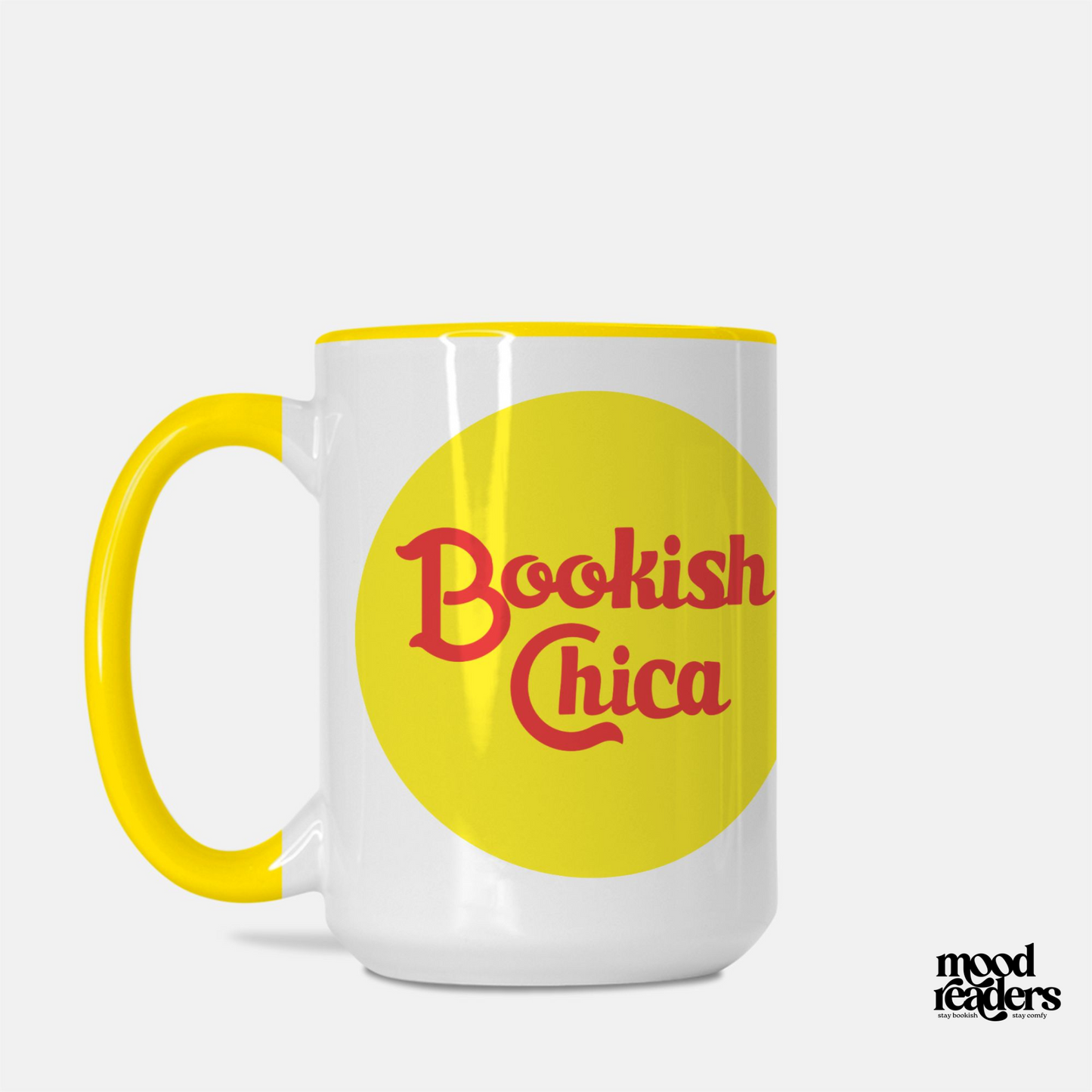 Bookish Chica - Deluxe Yellow Mug 15oz