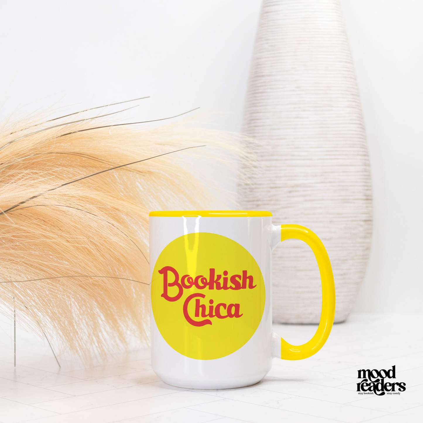 Bookish Chica - Deluxe Yellow Mug 15oz