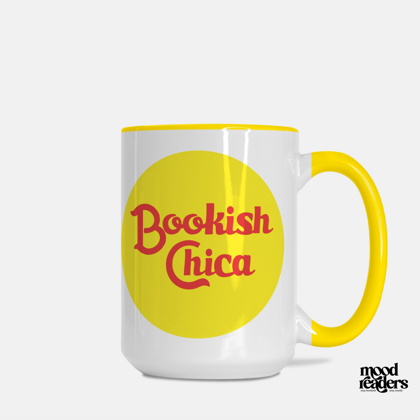 Bookish Chica - Deluxe Yellow Mug 15oz