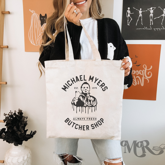 Myers Butcher Shop Canvas Tote